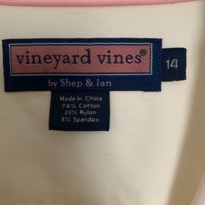 Vineyard Vines -  off white dress shirt- EUC